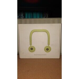 Binaural Hanging Neck Turbo Fan Green Rotating
